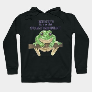 Trying to Reach You Frog Hoodie